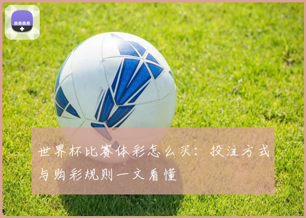 世界杯比赛体彩怎么买：投注方式与购彩规则一文看懂