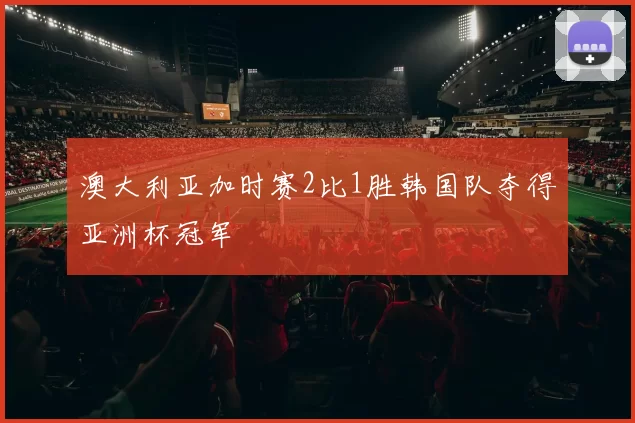 澳大利亚加时赛2比1胜韩国队夺得亚洲杯冠军